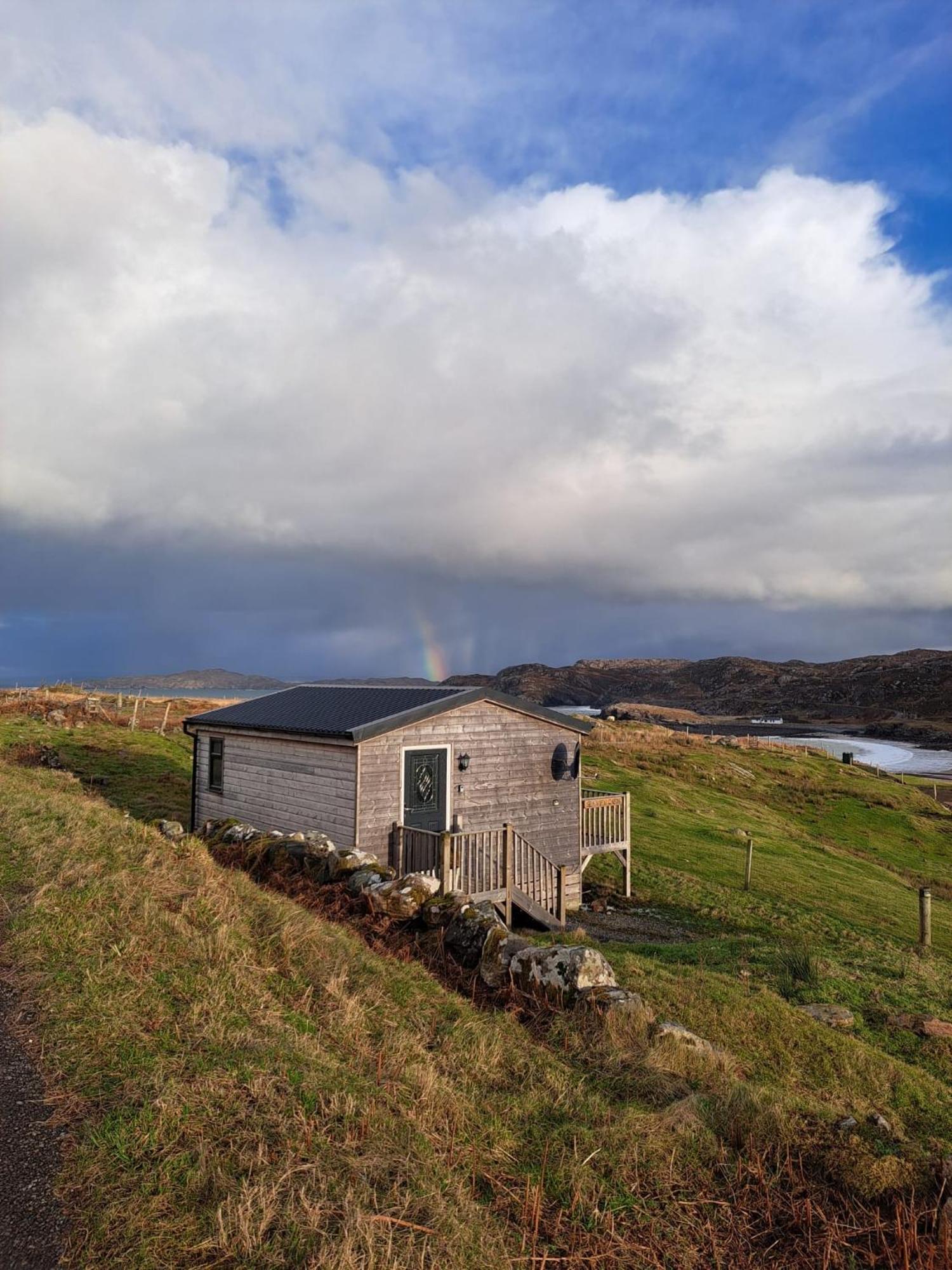 Sea View Cabin Clashnessie Exteriör bild