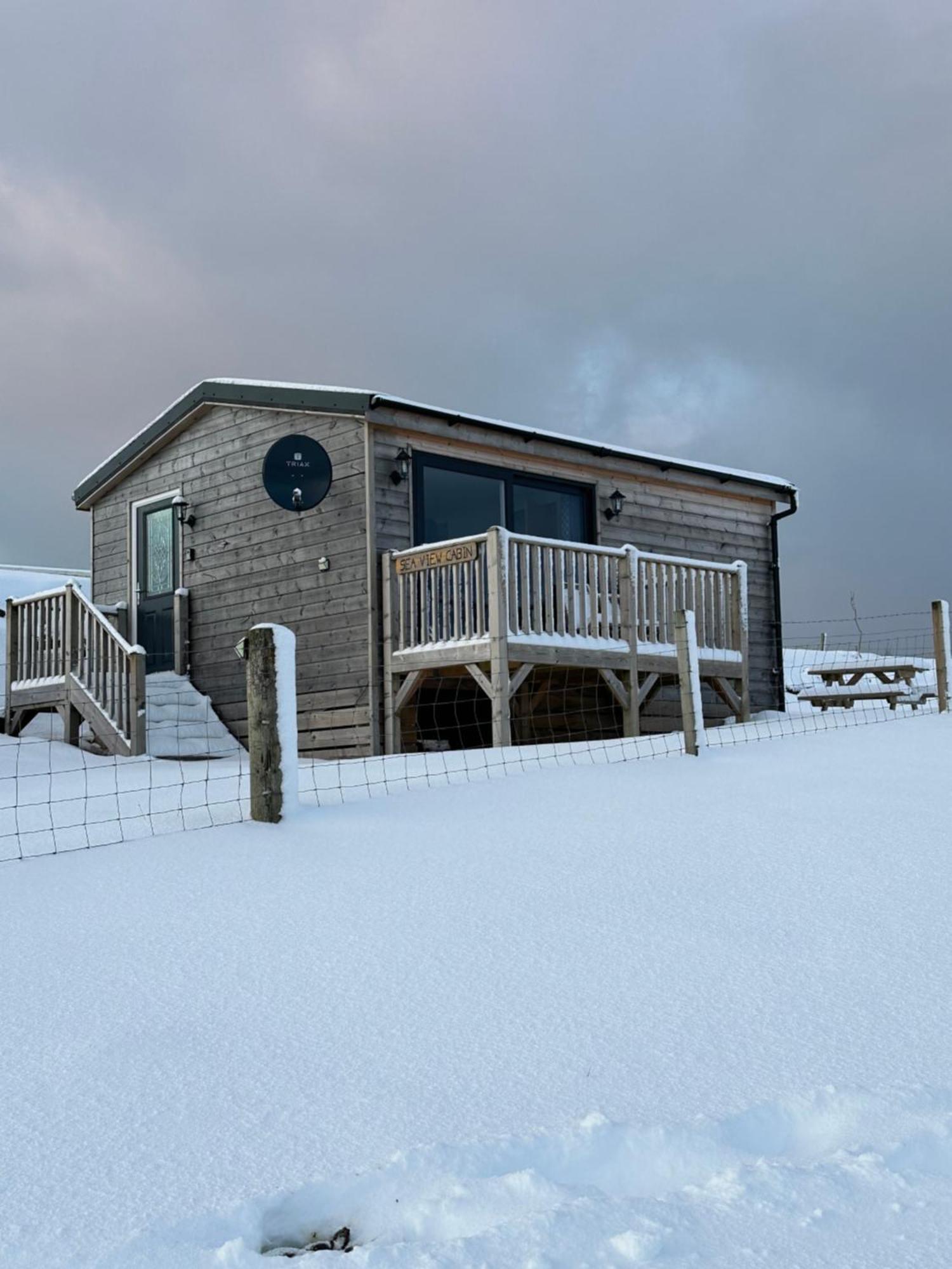 Sea View Cabin Clashnessie Exteriör bild